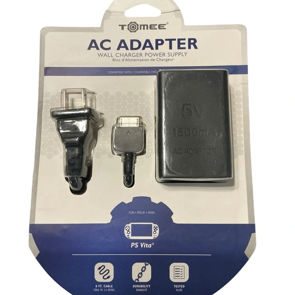 Black AC‎ Adapter for PS Vita